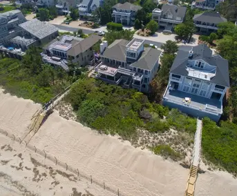 Waterfront homes right on the beach in Sussex County, Delaware