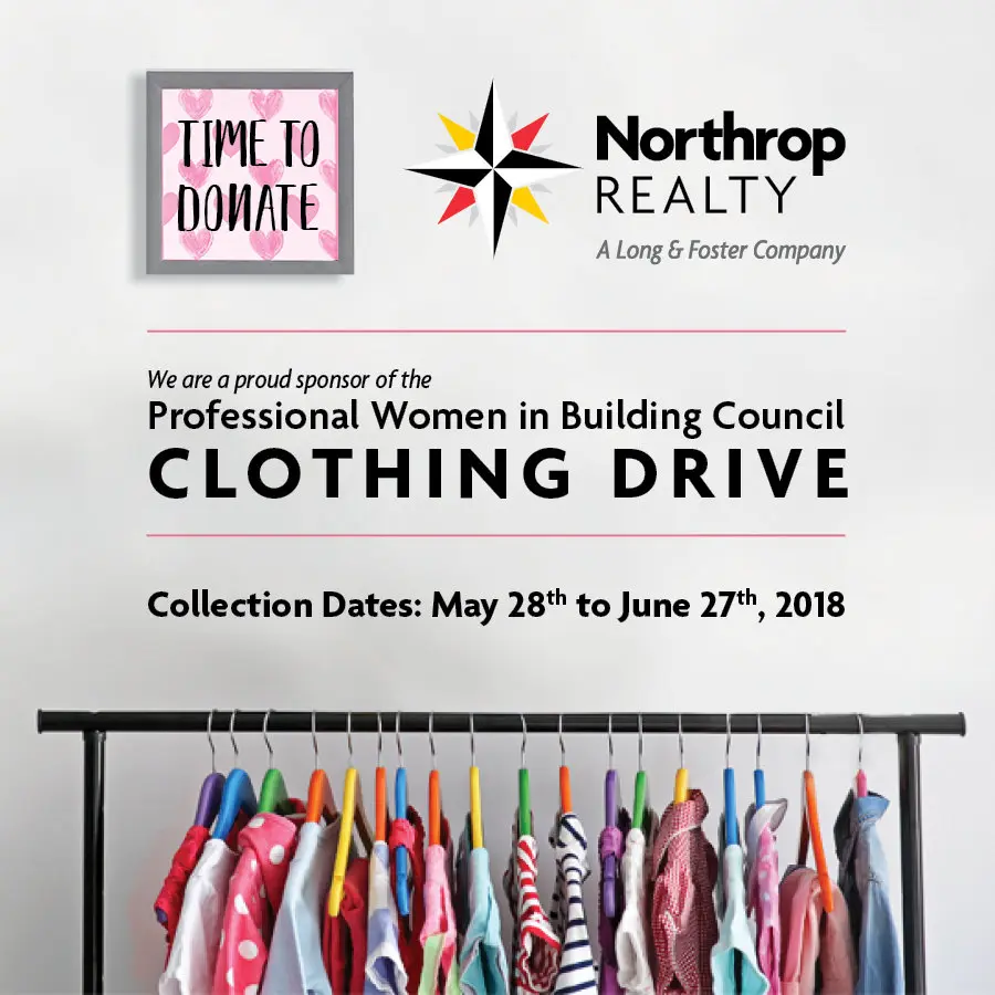 Professional Women in Building Council Clothing Drive
