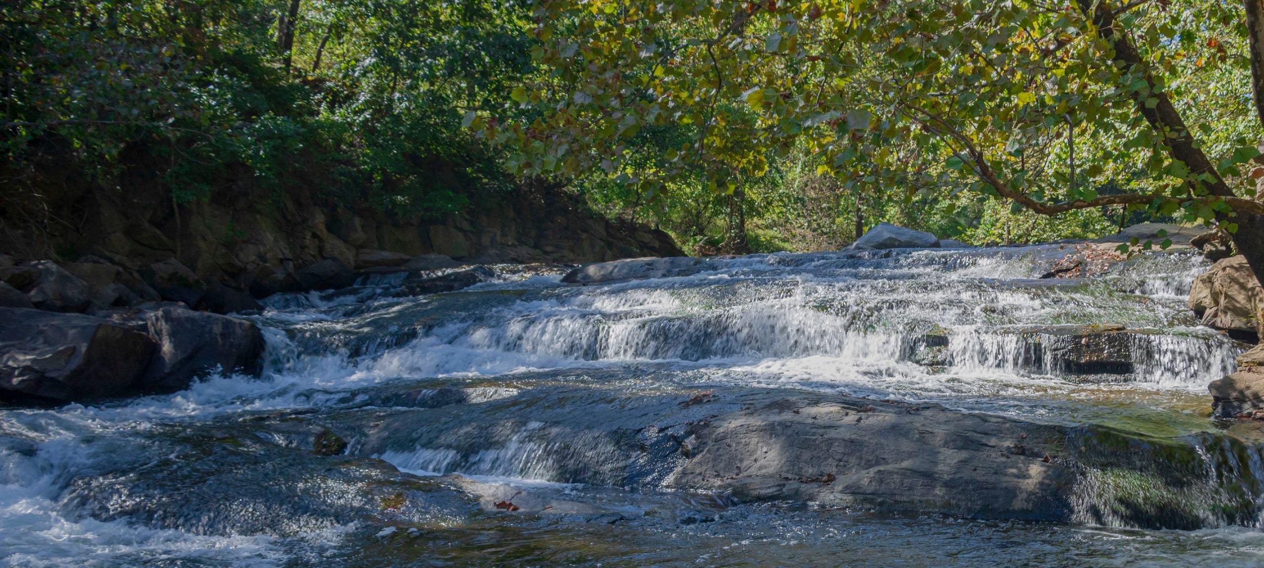 Rapids at Patapsco Valley State Park in Woodstock, Maryland